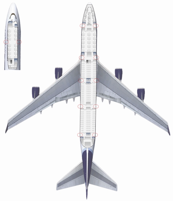 B747 Sitzplan